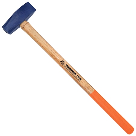 Warwood Tool 16 lb Stone Sledge, 36 Hickory Safety Grip Handle 13152